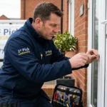 Locksmith_opening_residential_door_repair